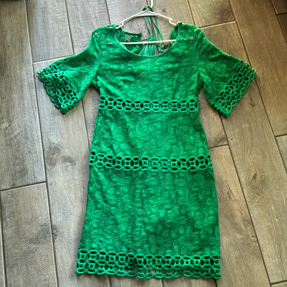 Laundry size 2 green dress